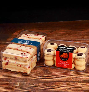 Boîtes à gâteaux modernes <span class=keywords><strong>de</strong></span> luxe avec fenêtre, contenants en plastique recyclable <span class=keywords><strong>de</strong></span> qualité alimentaire, emballage transparent pour boulangerie, boîtes à biscuits transparentes avec couvercles - Product Image 6