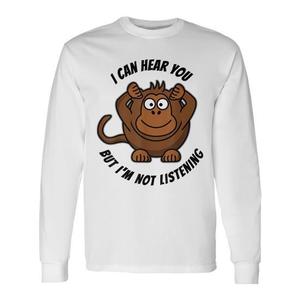 Maglietta a maniche lunghe - Posso sentirti ma non ti sto ascoltando - Categoria prodotti promozionali - Product Image 1