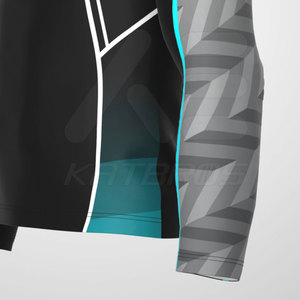 KATBROS Men Eco-Friendly Breathable Seamless Fusing Rash Guard Quick Dry Spandex Polyester Fitness <b>Shirt</b> Full Sleeve Printed - Product Image 6