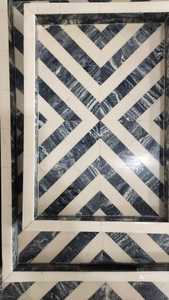 Cadre photo en mosaïque incrusté d'os et de résine fait main le plus vendu pour table de fabricant indien - Product Image 2