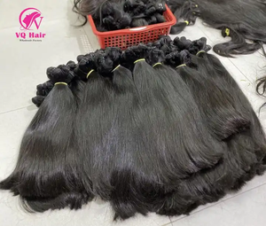 Extensiones de cabello Remy vietnamita virgen crudo 100%, máquina de trama doble, trama de volumen dibujado doble para la venta - Product Image 3