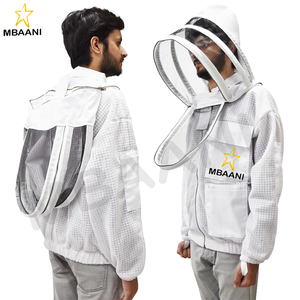 เสื้อแจ็คเก็ตเลี้ยงผึ้งแบบระบายอากาศ 3 ชั้น พร้อมผ้าคลุมหน้าแบบตาข่าย - Product Image 2