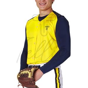 Camiseta de Béisbol Estampada de Alta Calidad para Hombre, Sin Mangas, Manga Corta, Colores Personalizados, Ropa Deportiva al por Mayor - Product Image 3