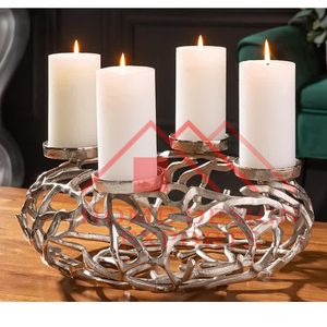 Bougeoir en métal fait main 2025 le plus vendu dans un bougeoir décoratif de table fini or de qualité supérieure - Product Image 6