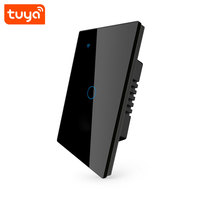 Interrupteur Mural Tactile Intelligent WiFi Tuya/Smart Life Hottest 1 Voie, 1 Canal, 1 Gang US PST-TY-U1