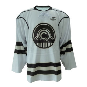 Maillot de hockey sur glace de couleur unie pour jeunes Maillot de hockey sur glace à séchage rapide Maillot de hockey sur glace coupe ample - Product Image 1