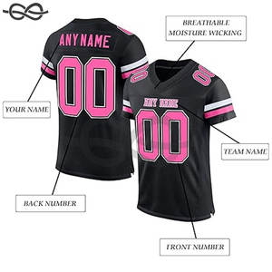 Maillots de football américain unisexe de haute qualité vêtements de sport de football respirants adultes uniformes grande taille maillots de sport - Product Image 4