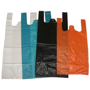 Usine du fabricant Sacs t-shirts en plastique PEHD/PE-BD pour supermarché Sacs d'emballage personnalisables avec logo pour gilet de transport - Product Image 5