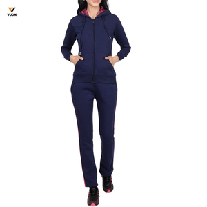 OEM personalizado pesado de algodón chaqueta de lana pantalones de chándal Jogger chándal de maternidad de dos piezas Conjunto para las mujeres ropa de invierno - Product Image 1