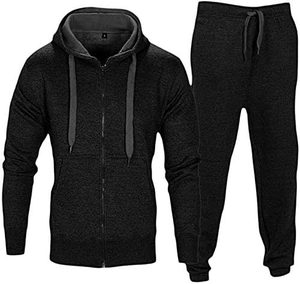 Streetwear d'hiver-Ensemble de survêtements décontractés pour hommes et femmes-Sweat en polaire-Fermeture à glissière-Logo imprimé-Séchage rapide-Sweats à capuche grande taille - Product Image 2