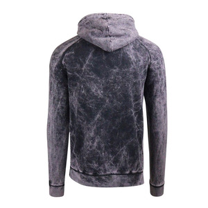 Sudadera con Capucha Tie Dye para Hombre, Manga Raglán, Felpa Francesa, Algodón, Informal, Otoño, Corte Regular, Diseño con Bolsillos, 550g, Tejido de Punto - Product Image 2