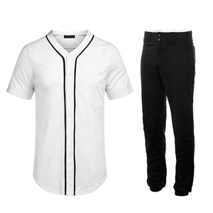 Uniforme de Béisbol Unisex de Alta Calidad, Transpirable, Anti-UV, de Secado Rápido, Antibacteriano, Personalizado en Poliéster para Adultos - Product Image 1