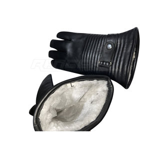 Vente en gros Gants de conduite en cuir de mouton confortable et durable sergé Manchette Gants de conduite de voiture classique de qualité supérieure - Product Image 5