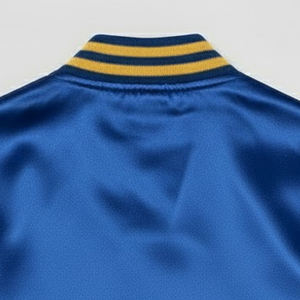 Chaquetas Universitarias de Béisbol de Satén Personalizadas y Elegantes de Algodón, Nuevas para 2025, Proveedor Directo de Fábrica, Chaquetas Universitarias de Satén para Hombre - Product Image 6