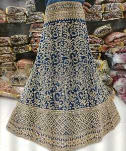 Dernière tenue de soirée indienne pour femmes Lahenga Ladies Wear Wear Broderie Stone Work Choli Blouse Dupatta Lahnega Alphanumero - Product Image 1