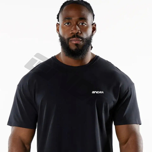 High Quality Men's 230gsm Custom T-Shirt Heavy <b>Weight</b> Oversized Polyester/Cotton <b>Blank</b> T-Shirt for Printing - Product Image 4