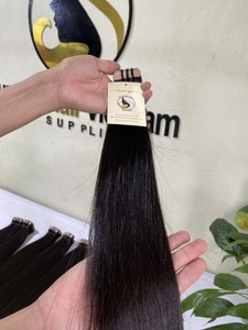 Cinta para extensiones de cabello, grado 12A, Natural, 100%, cabello humano virgen sin procesar, precio de fábrica - Product Image 6