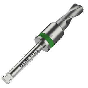 Taladro de tope integral 03,65mm, codificado por color verde, fabricado en acero inoxidable fabricado en Israel - Product Image 3