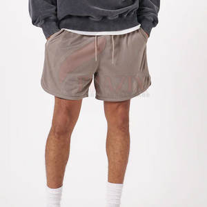 Pantalones Cortos Deportivos de Verano para Hombre, de Alta Calidad, Diseño de Malla Informal, Cierre Elástico Medio, Patrón Sólido, Secado Rápido, Tela Lisa Teñida, para Adultos - Product Image 2