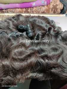 Extensions de cheveux humains Remy ondulés naturels vierges 100% d'origine indienne cuticule alignée matière première douce non transformée Temple Direct - Product Image 3