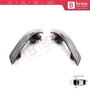Lente de Espejo Retrovisor Lateral BSP1242 con Luz Indicadora Blanca Transparente, Izquierda/Derecha, para Focus 2007-2020, Mondeo MK4 2007-2015, 1872845, 187284 - Product Image 3