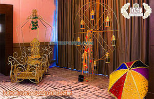 Tetera de aluminio pintada a mano para decoración, tetera colgante Multicolor tradicional de Jaipuri - Product Image 5