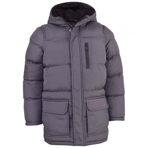 Doudoune à bulles d'air matelassée épaisse pour l'hiver grande taille pour hommes veste à capuche coupe-vent vestes à bulles isolées pour hommes - Product Image 2