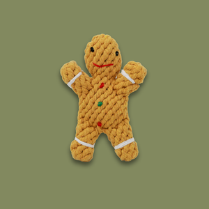 Tunnel et roue d'exercice pour animaux de compagnie Gingerbread Man : Jouet en corde durable pour un jeu actif - Product Image 2
