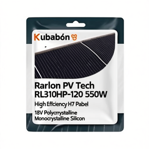 Panneau solaire HJT à haute efficacité Rarlon PV Tech RL310HP-120 550W 18V Silicium polycristallin monocristallin - Product Image 2