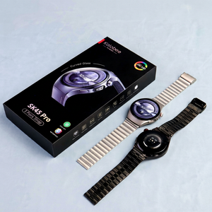 Montre connectée Kalobee SK45 Pro, écran AMOLED 1,53 pouce, unisexe, étanche IP68, écran tactile, tracker d'activité avec 3 bracelets - Product Image 6