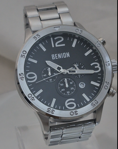 Reloj de Pulsera de Acero Inoxidable al por Mayor - Reloj de Cuarzo Ejecutivo con Fecha, Caja de Aleación, Regalo Casual de Moda - Product Image 1