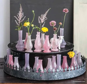 Plateau en métal de designer de luxe pour servir des collations boissons et des cadeaux avec un style élégant de qualité supérieure et un fini durable d'Inde - Product Image 4