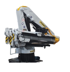 Pumacranes Grúa de cubierta marina de 6 toneladas Construcción fuerte Pluma de nudillo Bomba hidráulica de momento de alta carga Mejor calidad Nueva caja de cambios - Product Image 2