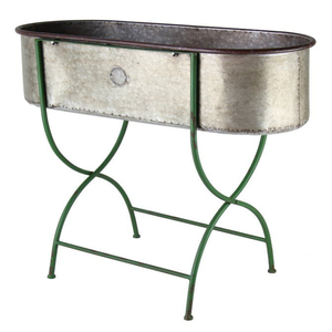 Modernos Jarrones Decorativos de Metal Hechos a Mano, Macetas Galvanizadas para Uso en el Hogar y Restaurantes, Diseño Personalizable y Ecológico - Product Image 3