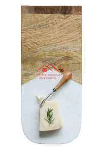 Tabla de Cortar de Mármol al por Mayor para Uso en Fiestas, Tamaño Personalizado, Color Blanco y Artesanía Natural - Product Image 6