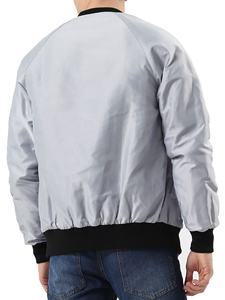 แจ็กเก็ตบอมเบอร์มีซิปสำหรับผู้ชาย, แจ็คเก็ตลำลองมีปกคอตั้งสำหรับฤดูหนาวสไตล์แฟชั่นล่าสุด - Product Image 2