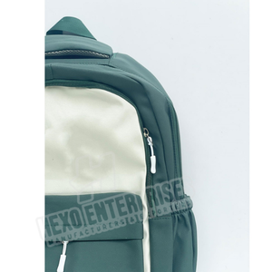 Mochila de ocio con diseño de empalme a la moda, de gran capacidad Unisex mochila de viaje, mochilas escolares para jóvenes para uso diario - Product Image 3