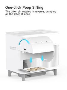 Mayorista Caja de Arena Multiuso para Gatos Grande XL Ventilación Wifi APP Bandeja de Arena Automática para Gatos PARA EL Hogar - Product Image 5