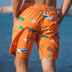 Pantalones cortos de sublimación cómodos de tendencia superior para hombre Ropa de gimnasio transpirable con logotipo personalizado Patrón sólido Mejor estilo Precio - Product Image 4