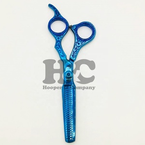 Professional Blue Straight Sharp Stainless Steel Hair Cutting Thinning Scissors Barber <b>Shears</b> Beauty Salons Sustainable - Product Image 5