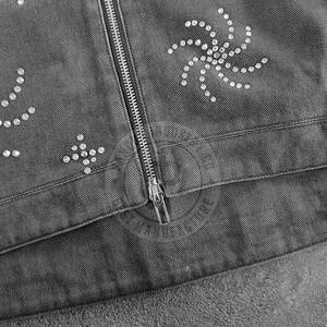 Vente à chaud veste en jean strass de qualité supérieure veste d'hiver chaude et confortable pour hommes en vente en ligne - Product Image 4