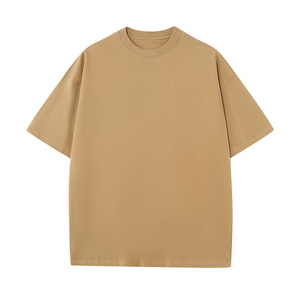 Camiseta de tendencia para hombre y camiseta de manga corta de gran tamaño 100% algodón para hombre calidad suave - Product Image 3