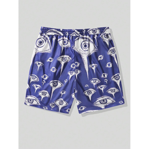 Pantalones cortos de algodón 100% para hombre más vendidos Street Life, pantalones cortos tejidos estampados para hombre, adecuados para uso diario en primavera y verano - Product Image 6