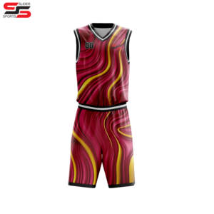 ชุดกีฬาบาสเก็ตบอลเสื้อบาสเก็ตบอลเสื้อบาสเก็ตบอลออกแบบได้ตามต้องการ - Product Image 5