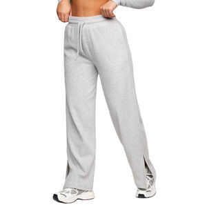 High Quality <b>Grey</b> Color Women Sweatpants Straight Fit With Side Pockets Women Sweatpants Wholesale Manufacture & Supplier - Product Image 4