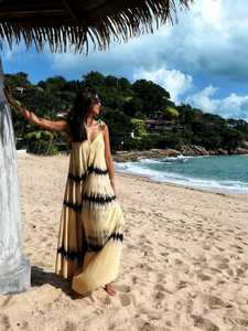Mono de Cintura Alta 100% Algodón, Transpirable, Ecológico, Moderno y de Moda, para Mujer, Ropa de Playa, Superventas - Product Image 6