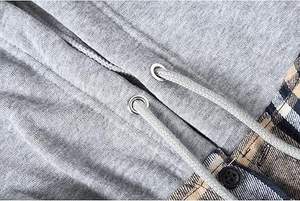 เสื้อเชิ้ตผู้ชายลำลองมีฮู้ด คุณภาพสูง แขนยาว ผ้าแฟลนเนล เสื้อเชิ้ตลายสก็อตผ้าฝ้ายลำลอง ผู้ผลิตจากบังกลาเทศ - Product Image 5