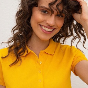 Wholesale OEM <b>Women</b> <b>Polo</b> Tee Yellow Short Sleeve Comfortable Cotton Stylish & Versatile <b>Women</b> <b>Polo</b> <b>Shirt</b> for Teamwear & Workwear - Product Image 6