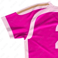Maillots de football unisexes OEM 100% polyester respirants à manches courtes, personnalisables