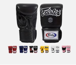 Fairtex Leder Training Sparring Handschuhe TGO3 Open Thumb Design für Kickboxen & Muay Thai MMA Training - Product Image 6